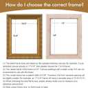 DIY Solid Wood Frame for 30x40 Canvas Oil Paintings, 2.4" Wide Antique Gold Ornate Picture Frame for Landscape Portrait Prints Posters (Empty Frame Only, No Plexiglass & Backing Board)