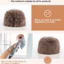 Gifts Sets for Women-5 Piece, Faux Fur Bucket Hat and Glove Set, Valentines Gifts for Her Wife Sister Girlfriends (Elegant Brown)