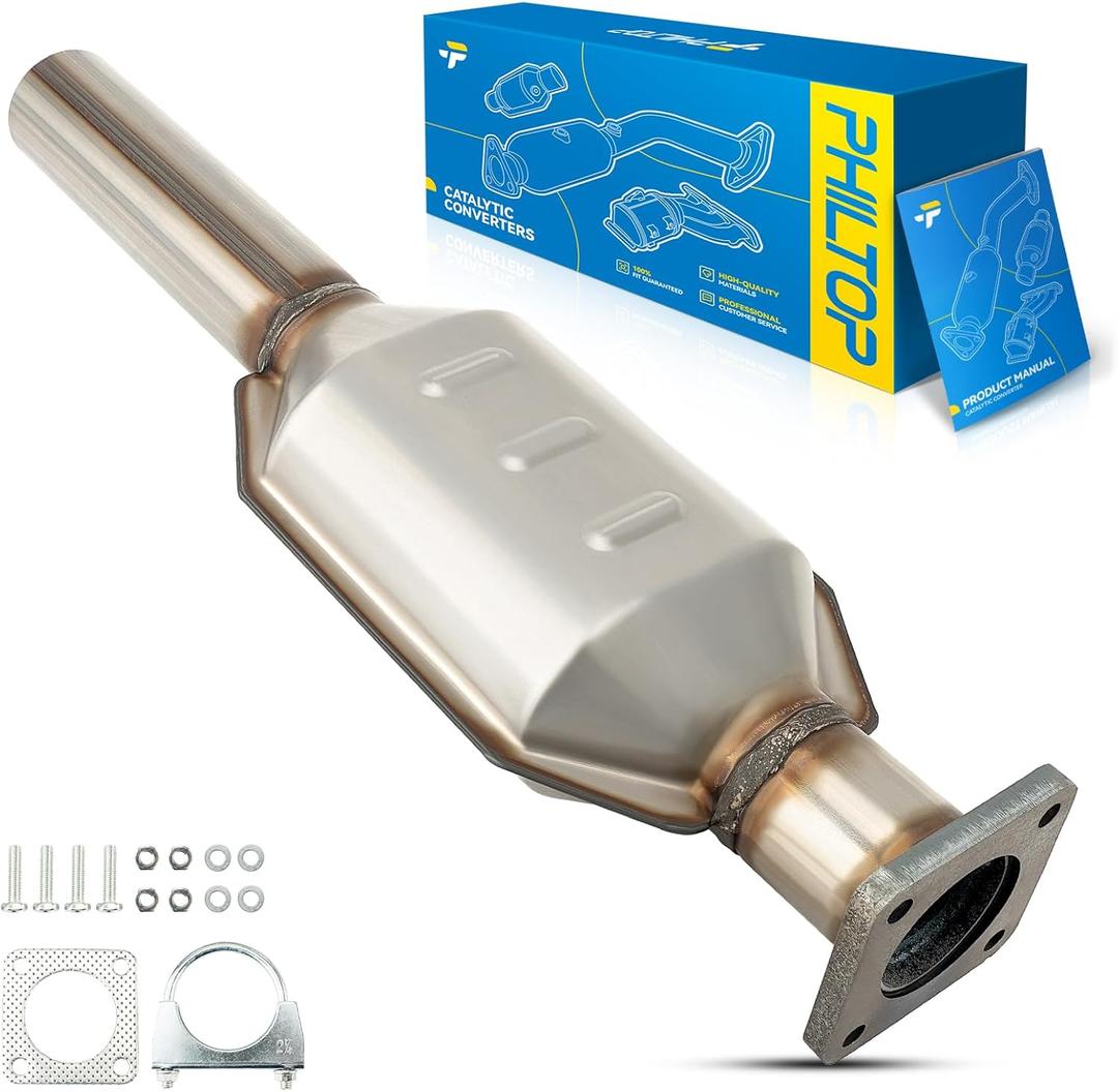 High Flow 15634 Catalytic Converter Fit for 1987-1992 Wrangler 2.5/4.0L1986-1992 Cherokee 2.5/4.0L; Comanche 2.5/4.0L1986-1990 Wagoneer 2.5/4.0L1988-1992 Premier 3.0L1990-1992 Monaco 3.0L