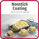 GoodCook Set of 2 Nonstick Steel 13" x 9" Cake Baking Pans with Covers, Gray