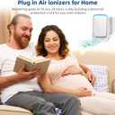 2026 Upgraded Air Ionizers for Home Plug in Air Purifier for Pet Odor,Smoke & Dust,Quiet Air Ionizer for Dust Mites Odor Eliminator & Room Deodorizer Plug in for Bedroom,Office,Kitchen-8Pack
