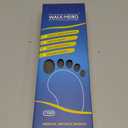 Plantar Fasciitis Feet Insoles Arch Supports Orthotics Inserts Relieve Flat Feet, High Arch (Mens 8-8 1/2 | Womens 10-10 1/2) (Gray)