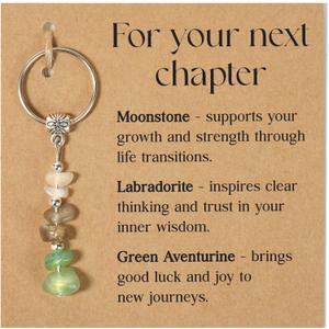 Keychain For Coworker, Teacher, Nurse, Friend, Senior, Retirement Gift For Woman, Farewell, Going Away, New Job Key Chains, Last Minute Stocking Stuffers, Valentine Day Self Care Gifts (For Your Next Chapter)