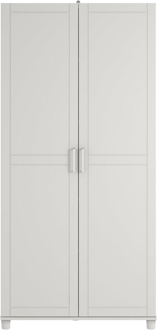 SystemBuild Callahan 36" Utility Storage Cabinet in White