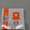 Bath Toys - Bathtub Basketball Hoop for Kids, Toddlers - Suction Cup Basketball Hoop and 4 Soft and No Hole Balls - Baby & Toddler Mini Basketball Hoop - Boys & Girls (Orange 4 Balls (With Stripes))