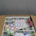 8oz Mason Jars, Canning Jars,Jam Jars forJelly,Honey, Wedding Favors, Food Storage,Kitchen & DIY Gifts, with Lables,Sponge Brush,Pen and Red Hemo Rope,Set of 24