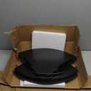 Corner Shelf Wall Mount, Floating Corner Shelves, Set of 4 Corner Wall Shelf Organizer,Rustic Wood Wall Storage Display Shelves forLiving Room Bedroom Bathroom Kitchen,Black