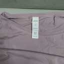 ODODOS Women's Relaxed Fit Long Sleeve Shirts Boat Neck Side Slit Peach-Soft Casual Lounge Yoga Tops, Lavender, X-Large