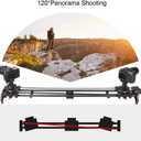 GVM Great Video Maker Camera Motorized Slider,48"/120CM,Automatic Round Trip,Time Lapse,Panoramic Shooting,Video Capture,Slider Smooth and Stable,with Battery