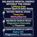 5 x Alpha GPC Teacrine Magnesium L-Threonate & Glycinate Complex L-Theanine Methylliberine Gummies, Caffeine Gum Capsules Pills Supplement Pill Capsule Powder Supplements Alternative, 100mg 200mg 300mg