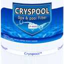 Cryspool 09028 Filter Compatible with CC100, Clean & Clear CCRP100, R173215, Predator-100, Posi-Clear PXCRP 100, PAP100, C-9410,FC-0686, 100 Sq. Ft Pool Filter Cartridge, Pack of 1 