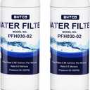 Water Filter for Samsung RF23BB8600QLAA/ RF30BB6600QLAA/ RF30BB660012AA/ RF30BB6200QLAA/ RF29BB8600QLAA/RF29BB860012AA/ RF30BB620012AA Refrigerator Replacement - 2 PCS