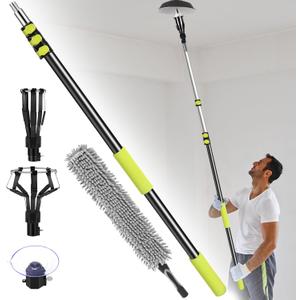 20FT Telescopic Light Bulb Changer for High Ceilings,Aluminum alloy lightweight lightbulb changer for high ceilings,High ceiling light bulb changer with pole for high ceilings and embedded lights