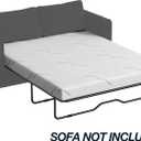 4 Inch Full Size Sleeper Sofa Mattress for Couch,Ultra Soft Removable Cover, Replace Pull Out Sofa Bed Mattress,Non-Slip Bottom, Supportive Seat Pad for RV, Bed, Dorm 53 * 72 * 4 in.
