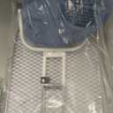 STORAGE MANIAC Tabletop Ironing Broad, All Iron Frame Mini Folding Ironing Broad with 2 Removable Cover, Portable Small Iron Mat with 7 mm Thick Pad for Laundry Room, Dorms  Silver & Blue