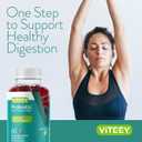 Viteey Probiotic Gummies with Prebiotics  Gut Health Supplements for Digestive Health  2 Billion CFUs  Vegan, Gluten-Free  60 Count