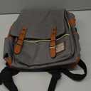 Mancio Slim Vintage Laptop Backpack For women,Men For Travel, College, Dayparks, Fits up to 15.6Inch Notebook in Grey