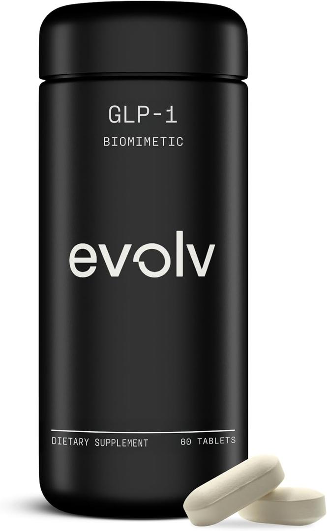 Evolv GLP-1 Supplement for Weight Management & Fullness, 60 Ct; EXP: 05/15/2028