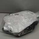 EXARUS 3 Pack Girl's Loose Straight Leg Baggy Cute Sweatpants with Drawstring Elastic Waist Wide Leg Casual Back to School for Teen 12Y Black/ Grey/ White