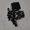 10 Pack Mini Plastic Chalkboard Sign with Clip, Double Head Rotating Display Price Tags Merchandise Sign Clip Holder for Business Retail Food Clothing Rack Shelf Basket Sign Display (Black)