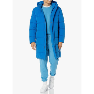 Amazon Essentials Mens Hooded Long Puffer Coat, 3X-Large Big Tall