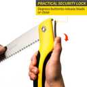 2 x Folding Saw 10-Inch SK5 Blade Heavy Duty Portable Foldable Hand Pruning Saw Triple-bevel Razor Teeth for Camping Pruning Trimming Gardening Woodworking