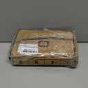 Goldenwarm 24 Pack Black Matte, Heavy Duty 4in x 4in Door Hinges with 5/8" Radius Corners