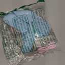 Janmercy 3 Pairs Aloe Socks Moisturizing Spa Infused Gel Sleeping Fuzzy Dry Feet Non Slip Lotion Socks for Women Men Repairing Softening Dry Cracked (Pink, Blue, Gray)