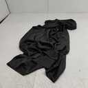 Women's Elegant Satin Silky High Waist Zipper Flowy A Line Maxi Long Skirt, Size M