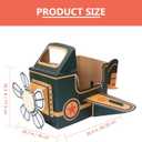 TOYANDONA Childrens Wearable Cardboard Airplane Toys Toddler Airplane Costume Cardboard Making Toy