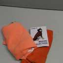 cyeollo 2XL Dog Sweater for Large Dogs Male Female, Reflective Dog Sweatshirt Pullover Jacket Fall Winter Dogs Sweaters Warm Pet Clothes, Orange & Red XXL