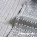 FUTEI Light Grey Decorative Throw Pillow Covers 20x20 Inch Set of 2,Soft Cozy Chenille Geometric Textured Cushion Case,Home Decor for Couch Bed Living Room