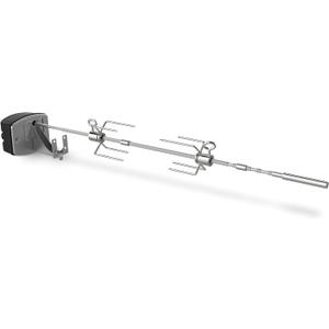 Weber Spirit & Pellet Rotisserie HeavyDuty Electric Motor, Stainless Steel Shaft & Forks, Fits Spirit Gas Grills & Searwood 600 Pellet Grill