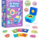 Educational Insights 3D Sticker Maker Kit - Craft Kit for Kids, Mess Free Activity, Make Your Own Sticker Machine, DIY Puffy Stickers for Kids, Creative Gifts, Boys & Girls Ages 5+