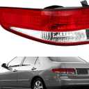 labwork Replacement Rear Brake Tail Light Assembly Fit for 2003-2004 Honda Accord Left LH Driver Side 33551-SDA-B01 HO2800148