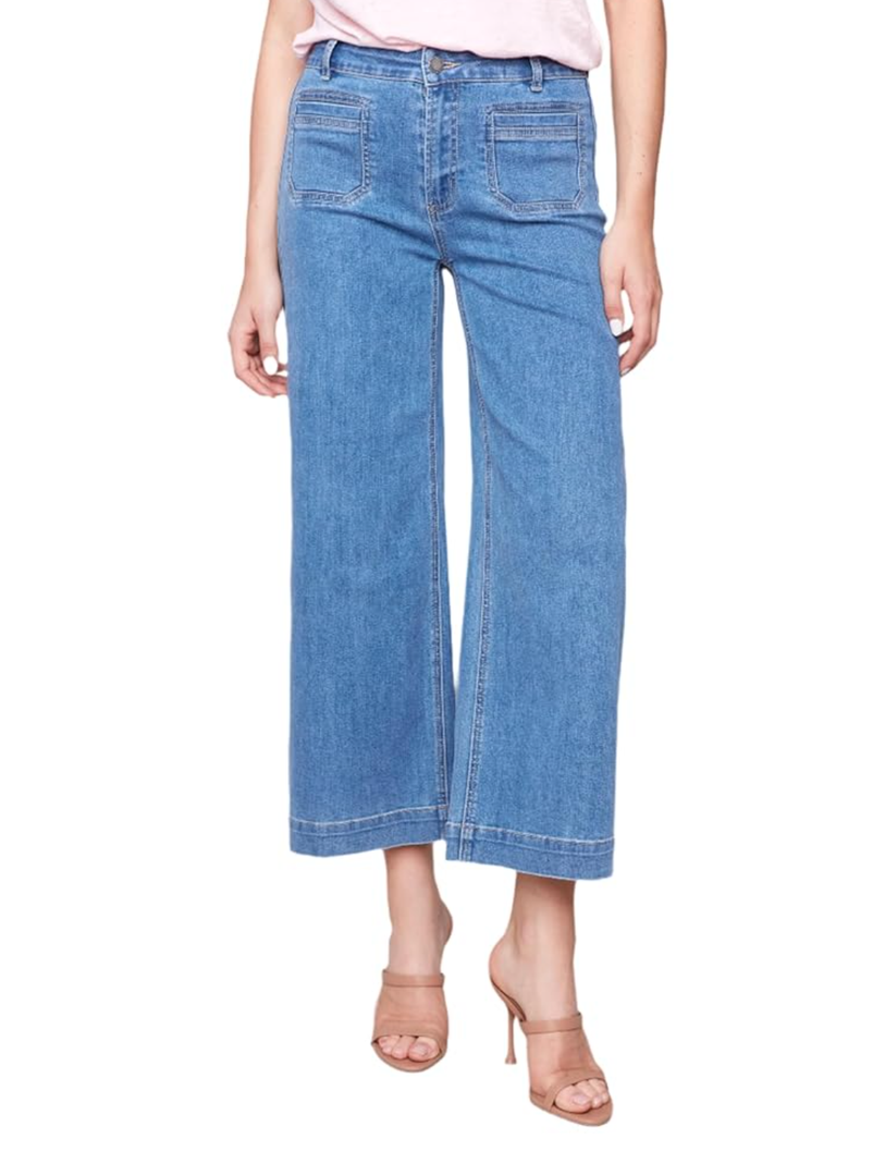 Flare Jeans with Patch Pockets by Charlie B, 12