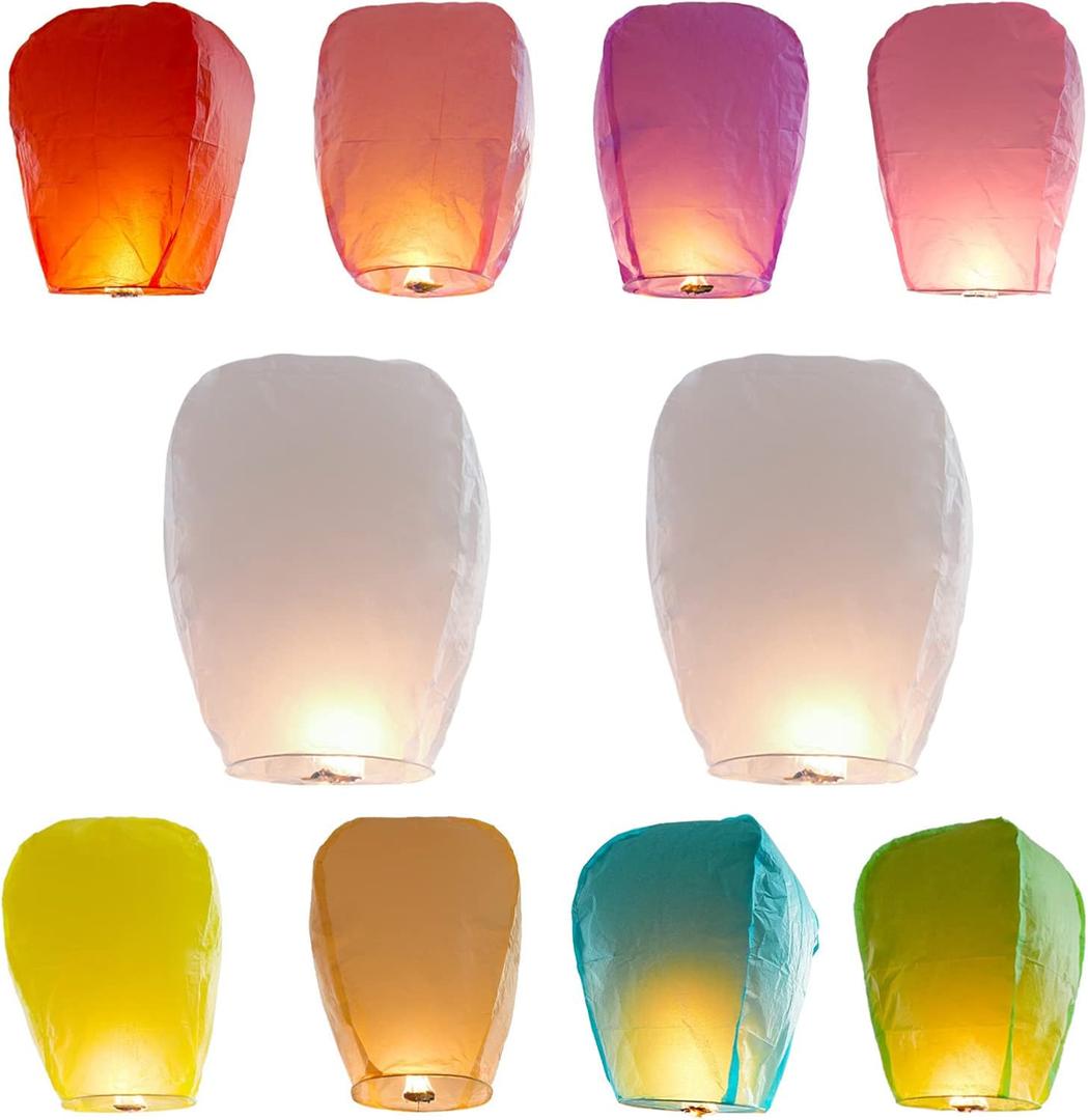 20 PCS Color Hanging Paper Lanterns, You can use These Lanterns to Easily Create a Style Festive Atmosphere, Lanterns for Birthday Party Wedding Decoration and Outdoor Events.