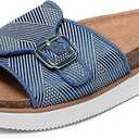 Skechers Women's Lifted Comfort-Restless Wave Slide Sandal, Size 9