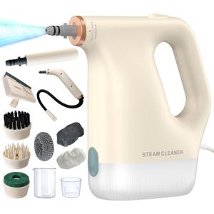 Steam Cleaner For Home, Pressurized Handheld Steam Cleaner With 11 Pcs Accessories, 450ML Large Capacity Natural Steamer For Cleaning, Multi-Purpose Steamer For Home, Car, Bathroom, Grease