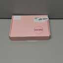 HOOJIH Hair Topper for Women with Thinning Hair 4x2.5inch Base Real Human Hair Topper with Bangs Handmade Invisiable Lace Front Topper - Dark Gray