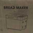 Neretva Bread Maker, 3.3LB Larger Bread Machine 15-in-1 Stainless Steel & Nonstick Ceramic Pan & Auto Nut Dispenser Breadmaker Machines Full Touch Panel with Gluten Free White Wheat Rye French Pizza