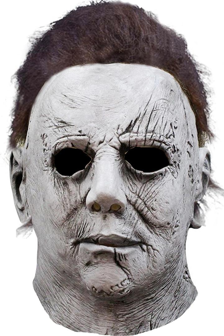 Halloween Horror Mask Scary Halloween Latex Full Head Masks (Grey)