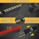 60'' Tailgate Light Bar Triple Row 864 LED Strip W/Running Brake Turn Signal Reserve Sequential Strobe Tailgate Light Strip for Truck Pickup Ford F150 F250 Chevy Silverado GMC Dodge Ram Toyota Tundra