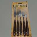 FUPUALL 5 Pieces Painting Knives Stainless Steel Spatula Palette Knife Oil Painting Accessories Color Mixing Set for Oil, Canvas, Acrylic Painting