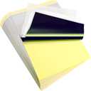 LIUMATE Tattoo Transfer Paper, 100 Sheets Tattoo Stencil Paper A4 Size, Stencil Paper for Tattooing 4 Layers, Thermal Stencil Paper DIY Tatt Tracing Paper for Tattoo Transfer Kit Tattoo Supplies