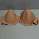 MELENECA Women's Underwire Smooth Multi-Way Uplift Padded Push Up Strapless Bra 44E