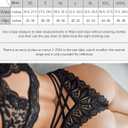 Avidlove Womens Underwear Lace Cheeky Panties Criss Cross Back Bikini Thongs Sexy Undies (Black, XL)