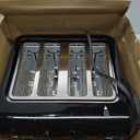 Cuisinart 4-Slice Compact Plastic Toaster, Black, CPT-142BKP1