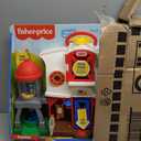 Fisher-Price Little People Caring for Animals Farm Electronic Interactive playset with Smart Stages Learning Songs for Toddlers Ages 1 and up