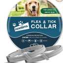 Dog Flea Collar, Flea Collars for Dogs, Natural Flea Tick Collar, 8 Months Protection, Adjustable Size, 2P